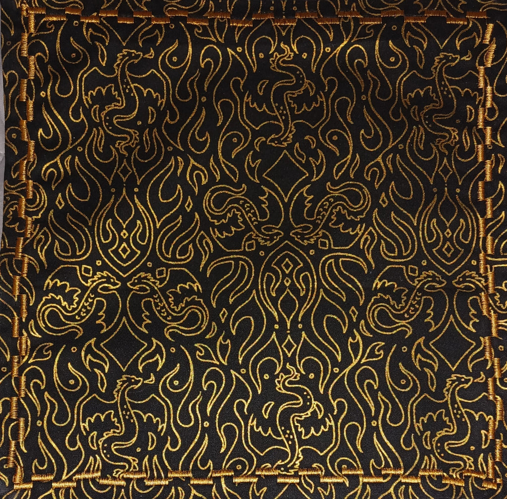 Hound Designs Dragon Series EDC Hank — 9" × 9" Limited