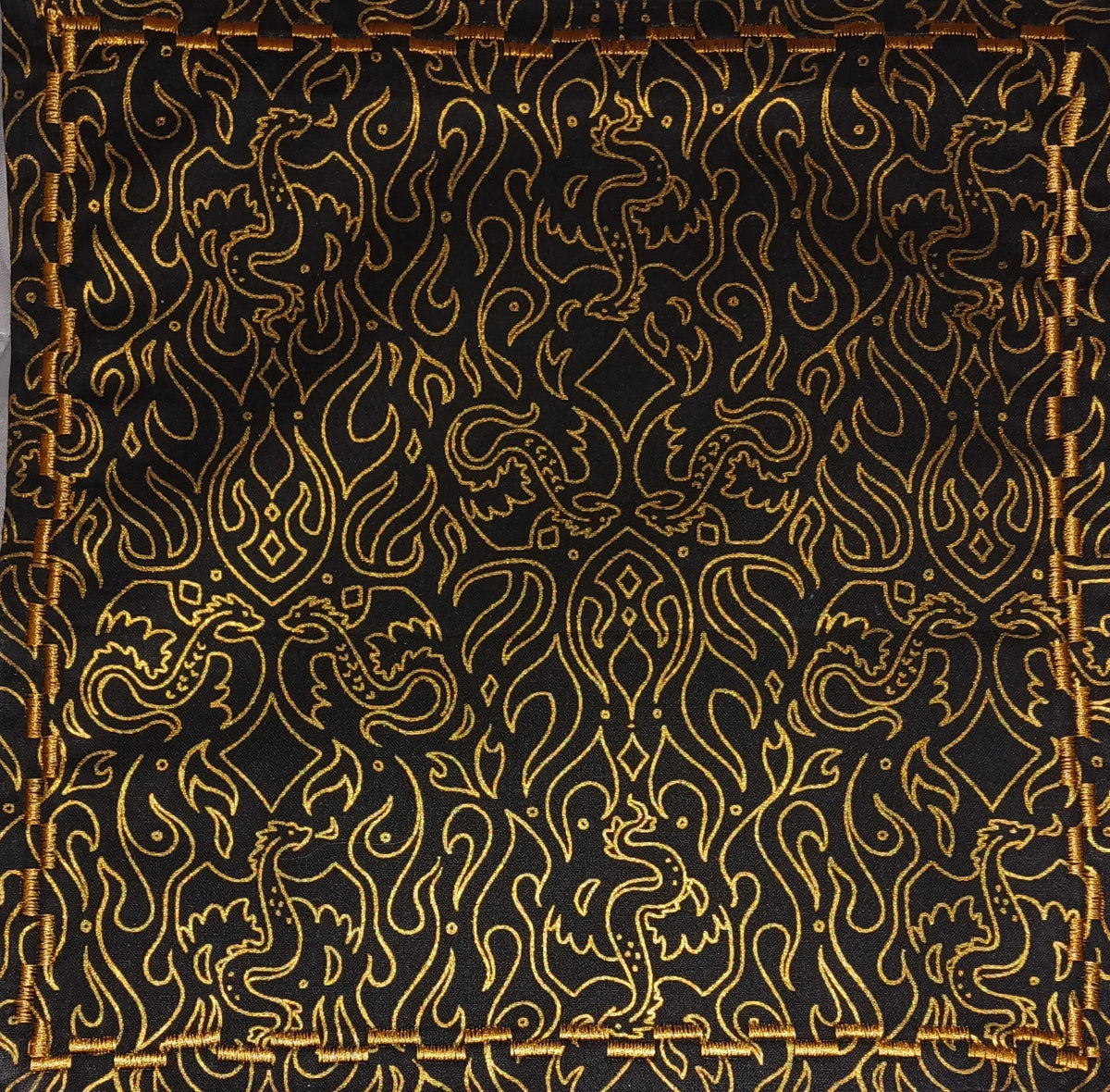 Hound Designs Dragon Series EDC Hank — 9" × 9" Limited