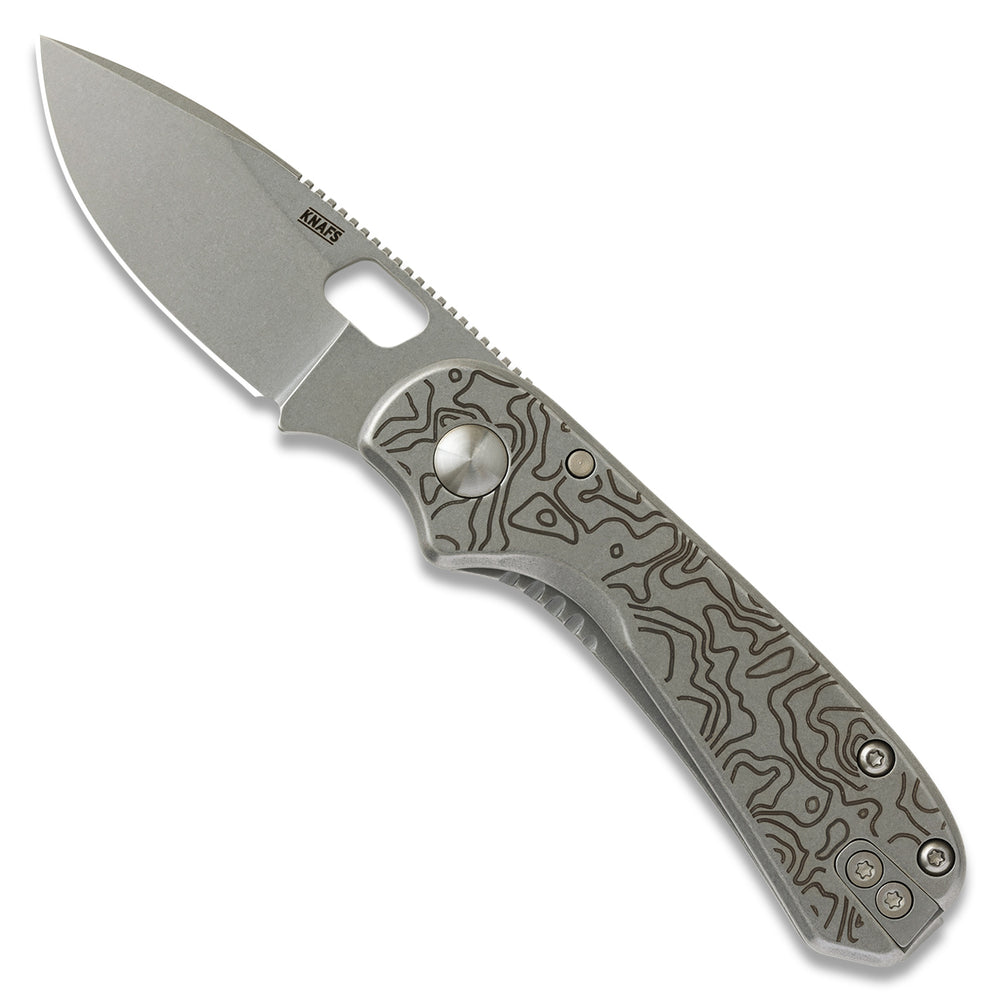Knafs Lander 5 Pocket Knife - Topo - Gray Stonewash