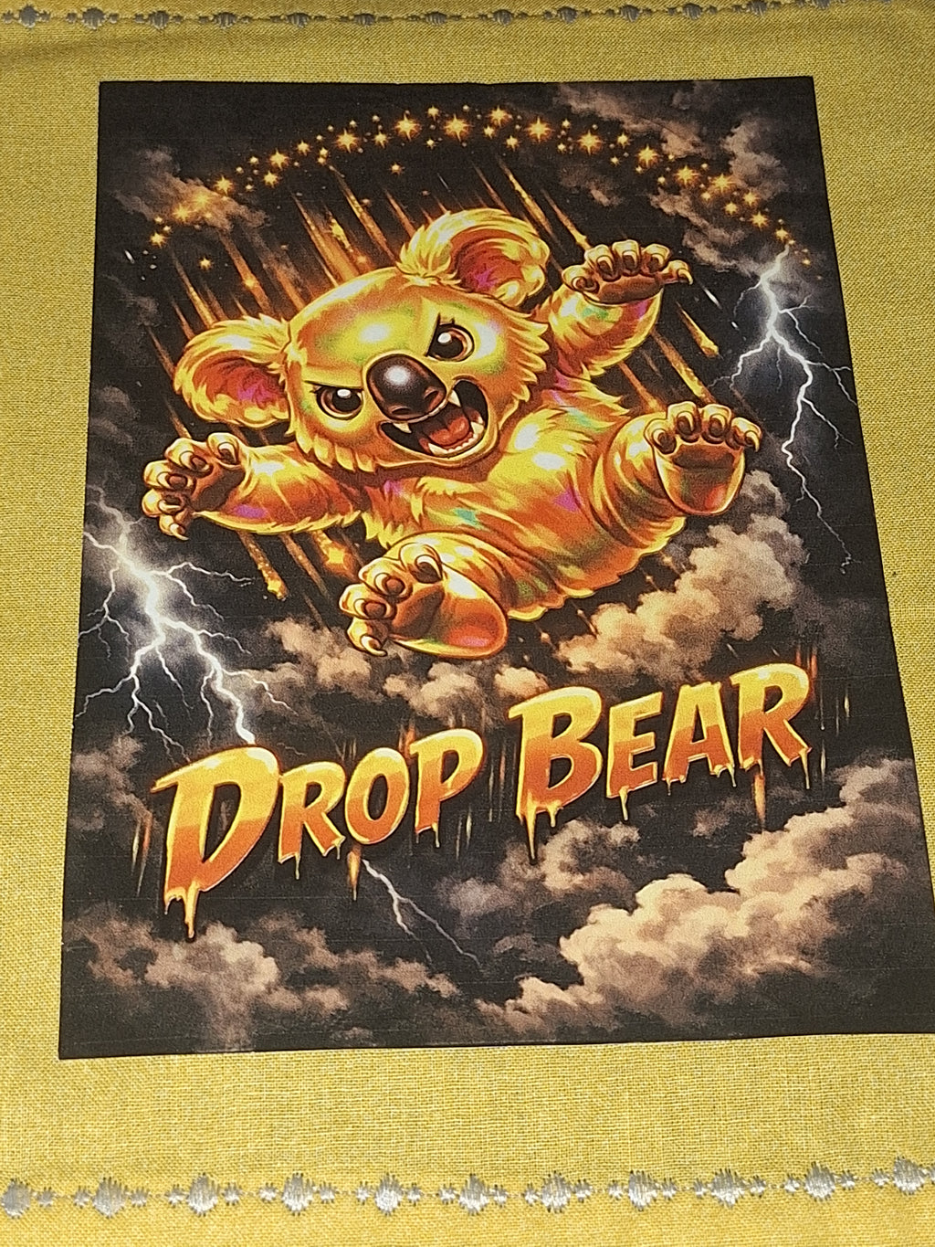 Hound Designs "Rabid Drop Bears" 9" x 9" Glow Hanks! ⚠️ Extremely Limited, only 1 of each design is available ⚠️